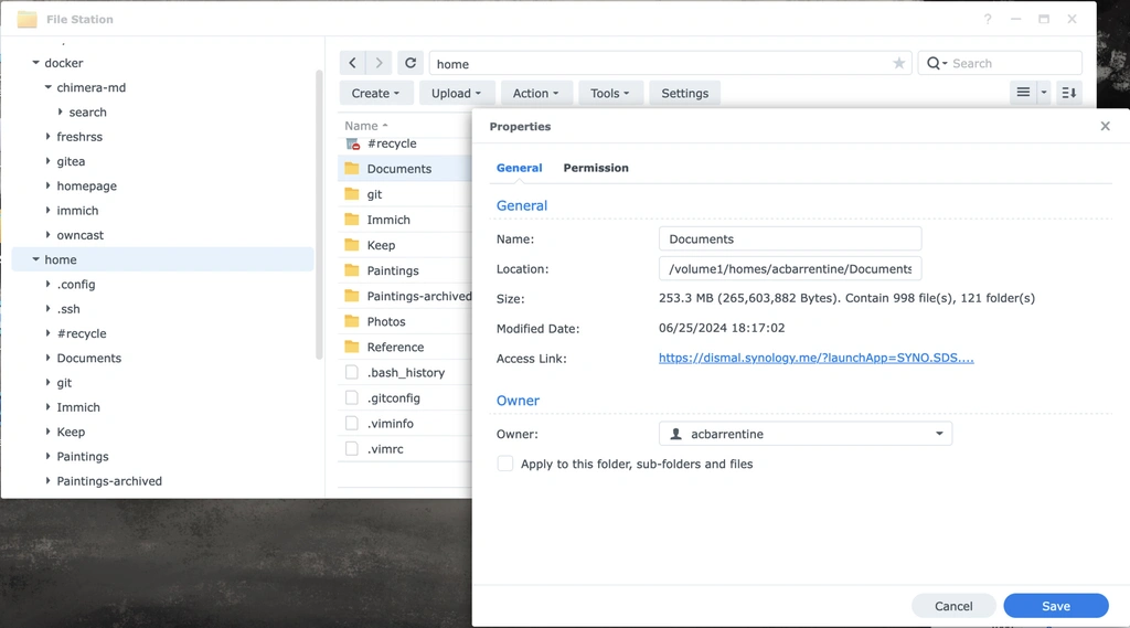Documents folder